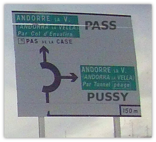 Pass oder Pussy