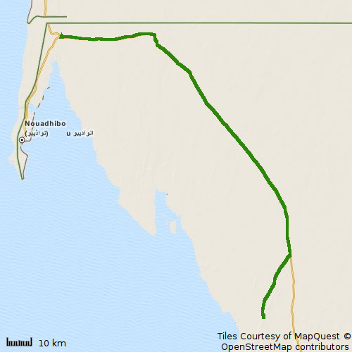 Mauretanien I - II Route