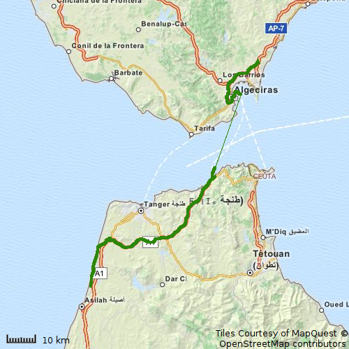 Valencie San Roque Route
